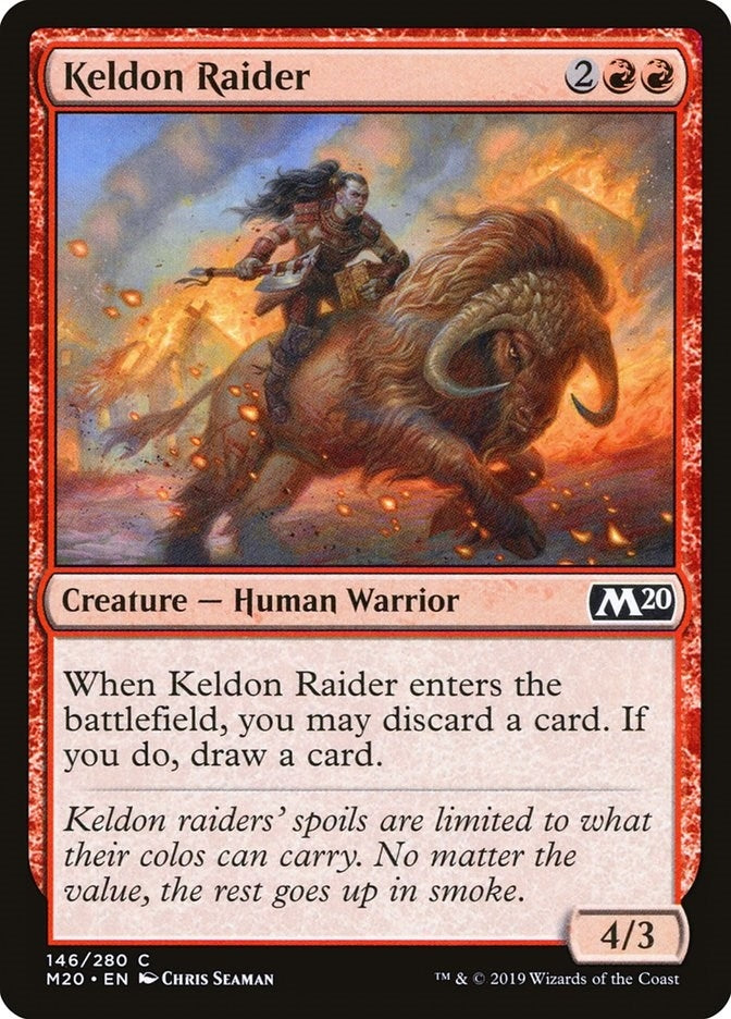 Image for Keldon Raider (146) [Core Set 2020]