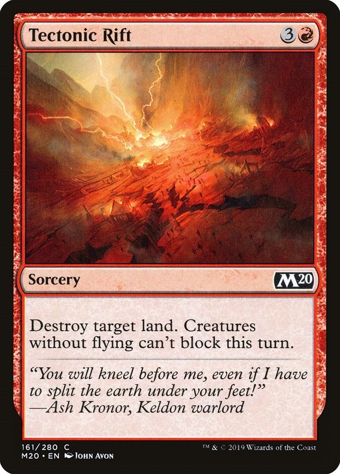Image for Tectonic Rift (161) [Core Set 2020]