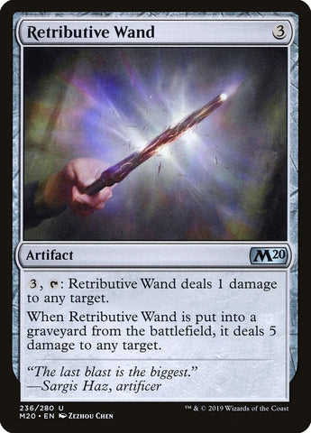 Image for Retributive Wand (236) [Core Set 2020]