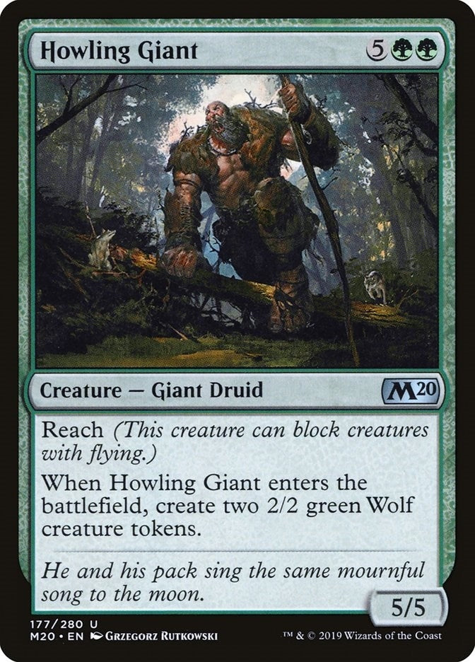 Image for Howling Giant (177) [Core Set 2020]