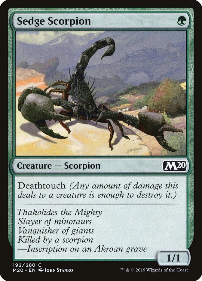 Image for Sedge Scorpion (192) [Core Set 2020]