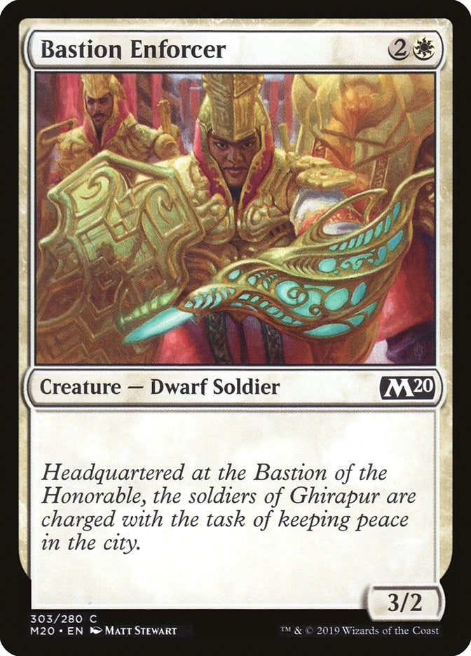 Image for Bastion Enforcer (303) [Core Set 2020]