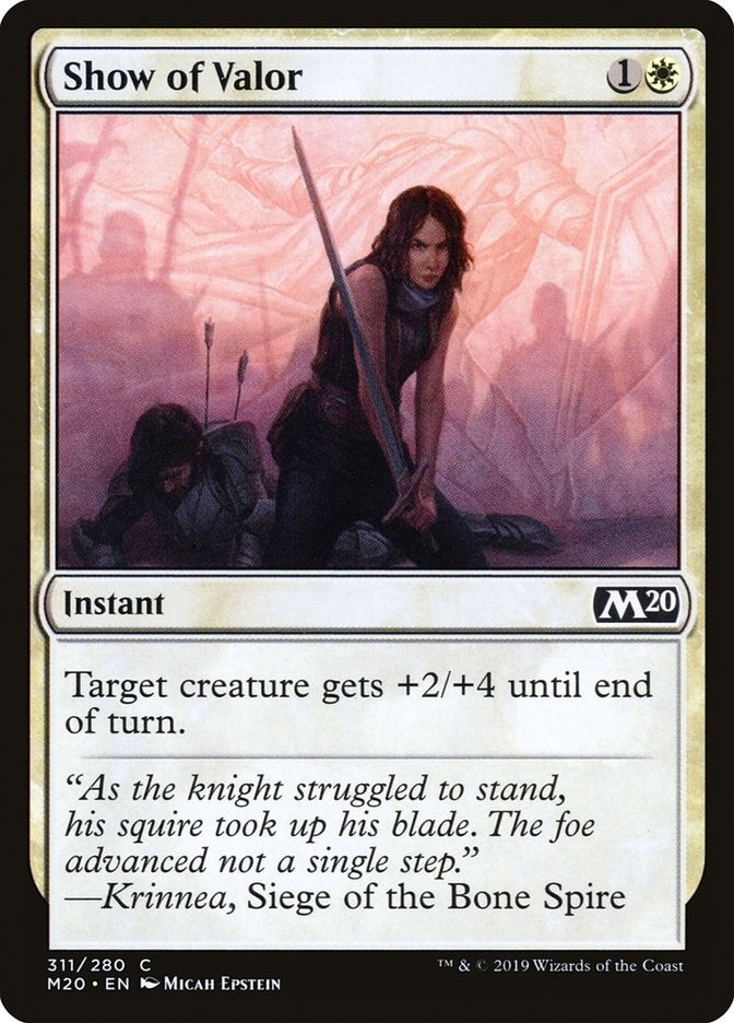 Image for Show of Valor (311) [Core Set 2020]