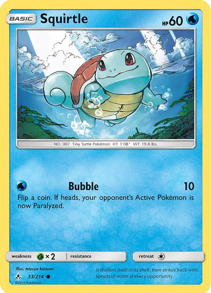 Image for Squirtle (033/214) [Blister Exclusives]