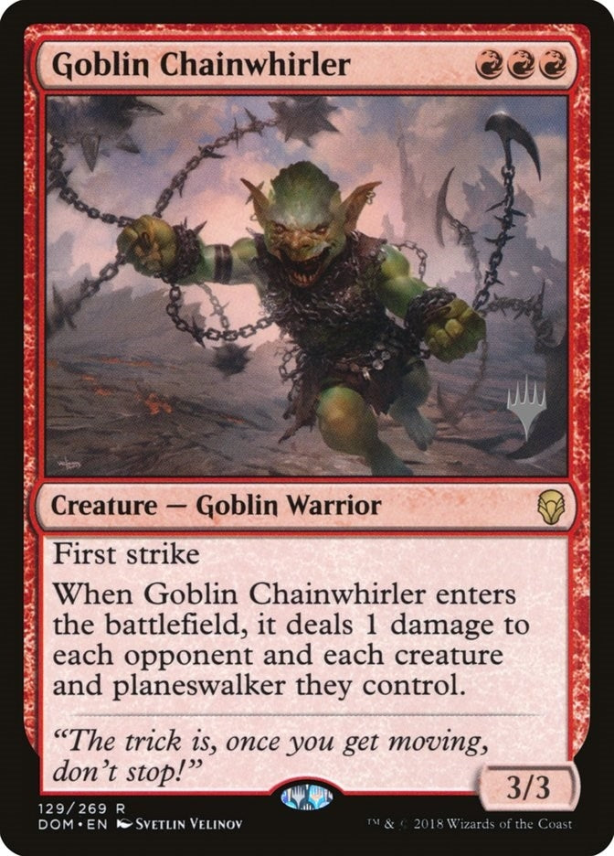 Image for Goblin Chainwhirler (129) [Promo Pack: Core Set 2020]