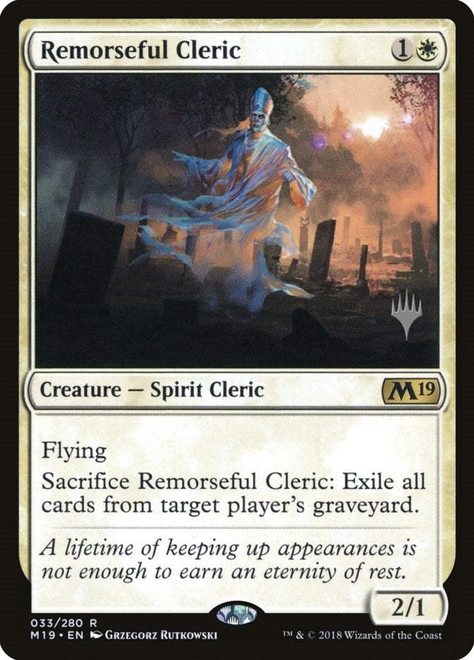 Image for Remorseful Cleric (33) [Promo Pack: Core Set 2020]