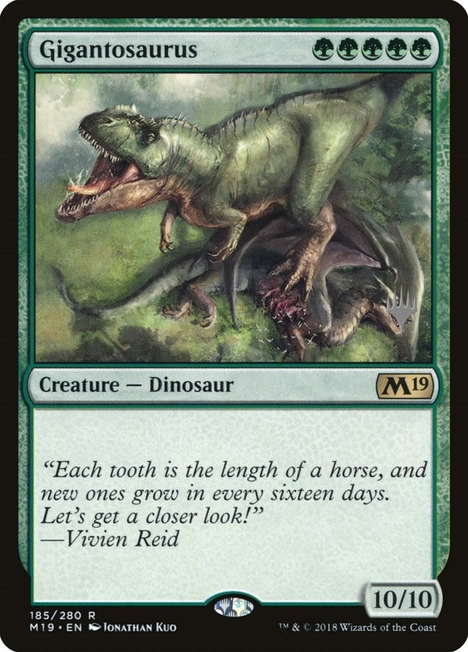 Image for Gigantosaurus (185) [Promo Pack: Core Set 2020]
