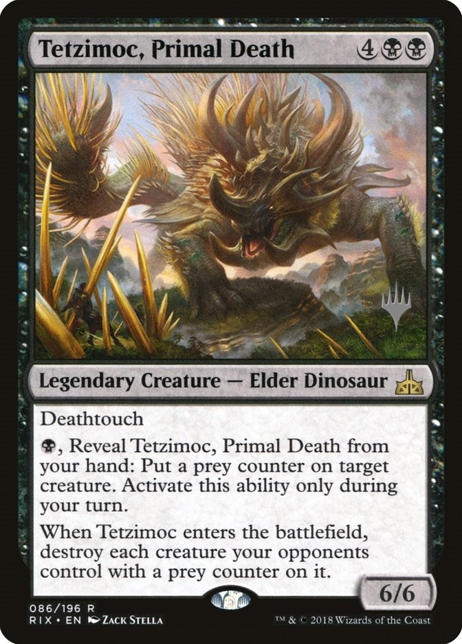 Image for Tetzimoc, Primal Death (86) [Promo Pack: Core Set 2020]