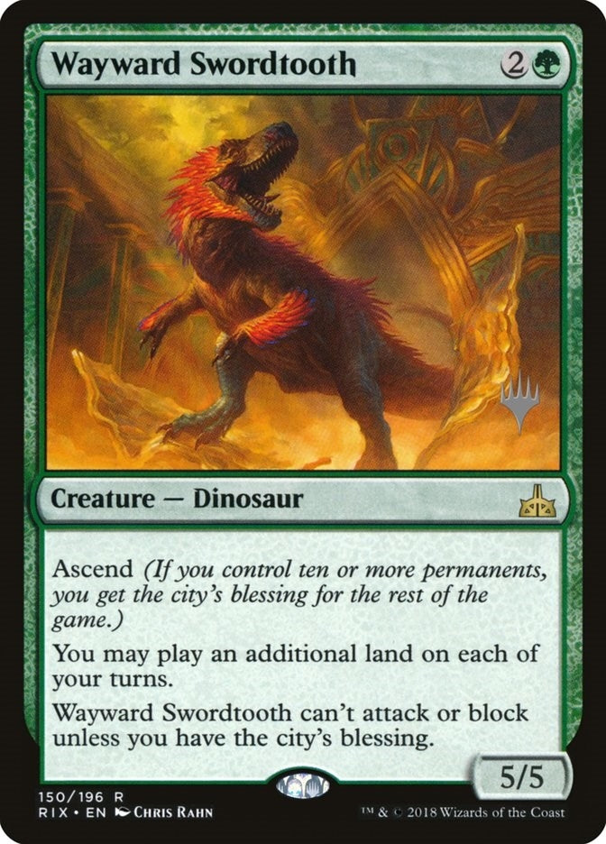 Image for Wayward Swordtooth (150) [Promo Pack: Core Set 2020]