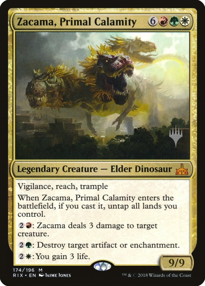 Image for Zacama, Primal Calamity (174) [Promo Pack: Core Set 2020]