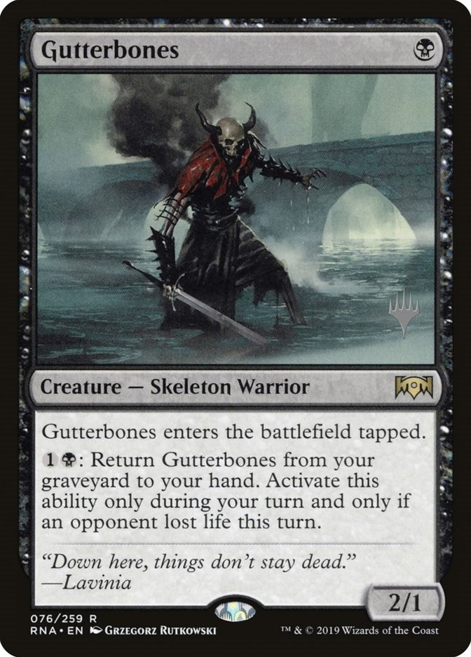 Image for Gutterbones (76) [Promo Pack: Core Set 2020]