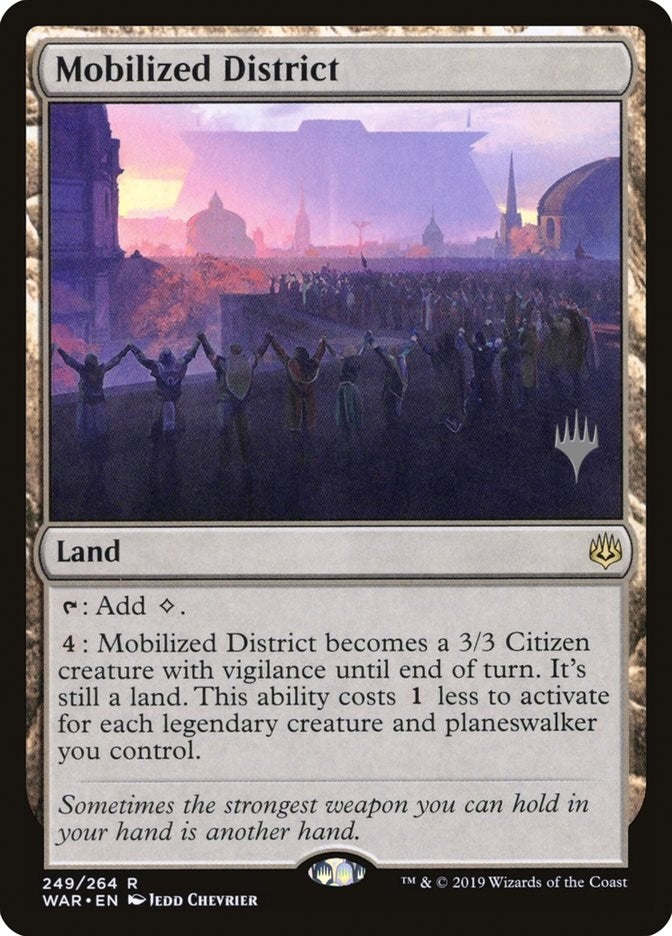 Image for Mobilized District (249) [Promo Pack: Core Set 2020]