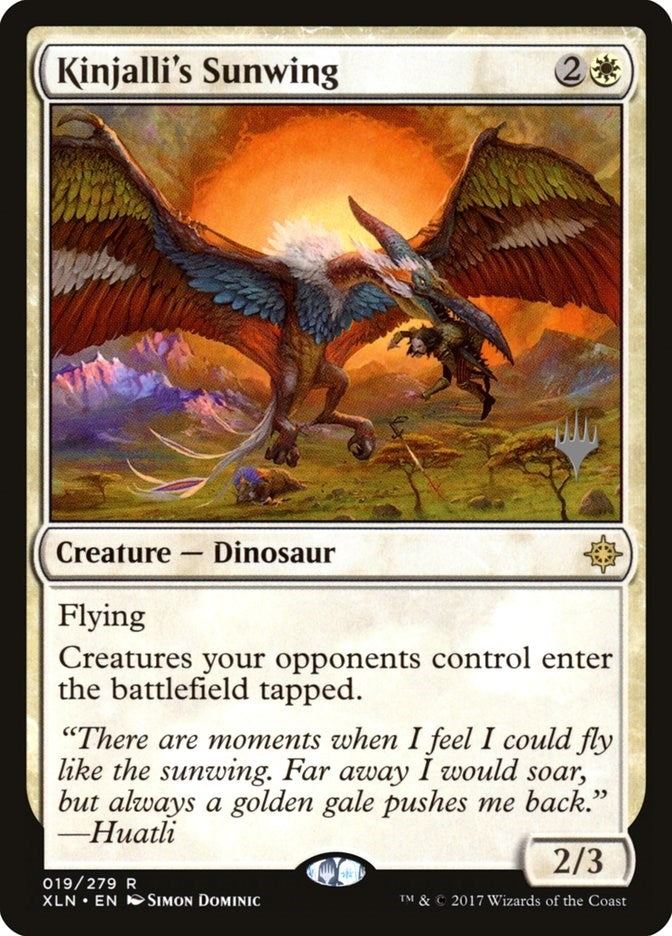 Image for Kinjalli's Sunwing (19) [Promo Pack: Core Set 2020]