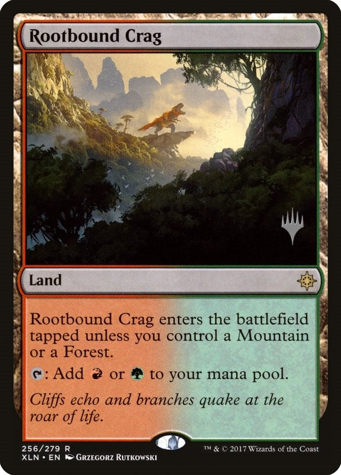Image for Rootbound Crag (256) [Promo Pack: Core Set 2020]