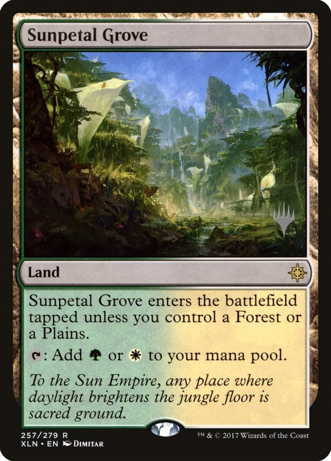 Image for Sunpetal Grove (257) [Promo Pack: Core Set 2020]