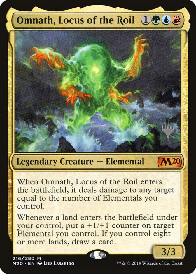 Image for Omnath, Locus of the Roil (216) [Promo Pack: Core Set 2020]