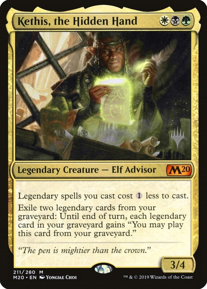 Image for Kethis, the Hidden Hand (211) [Promo Pack: Core Set 2020]