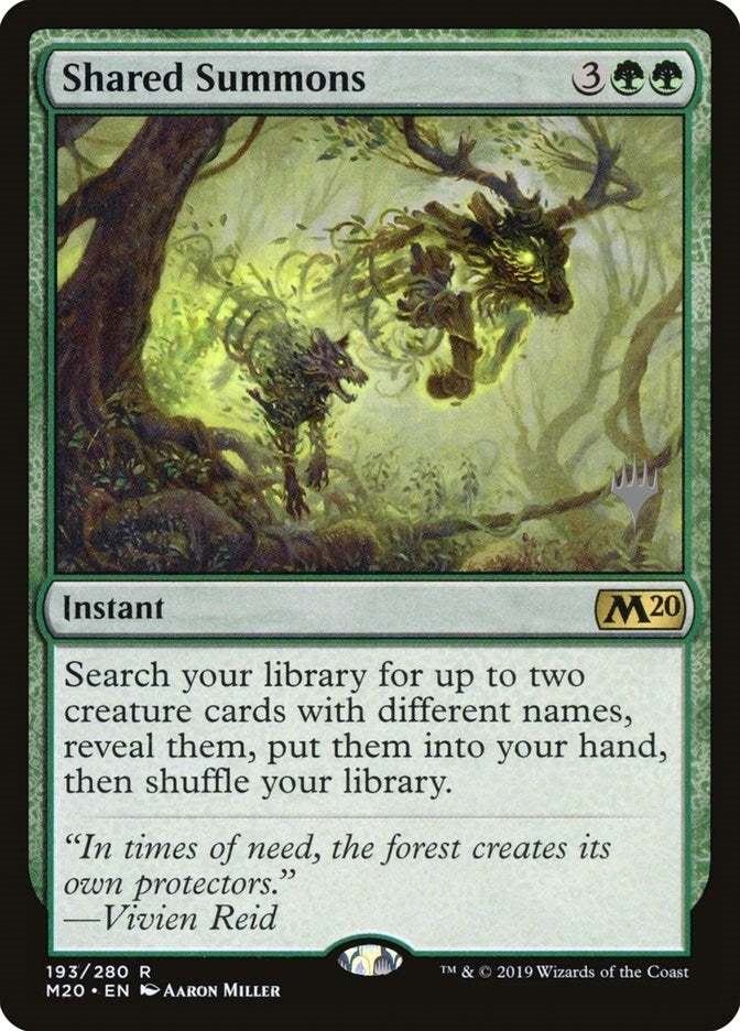 Image for Shared Summons (193) [Promo Pack: Core Set 2020]