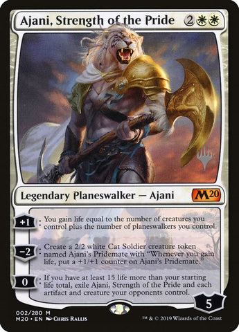 Image for Ajani, Strength of the Pride (2) [Promo Pack: Core Set 2020]