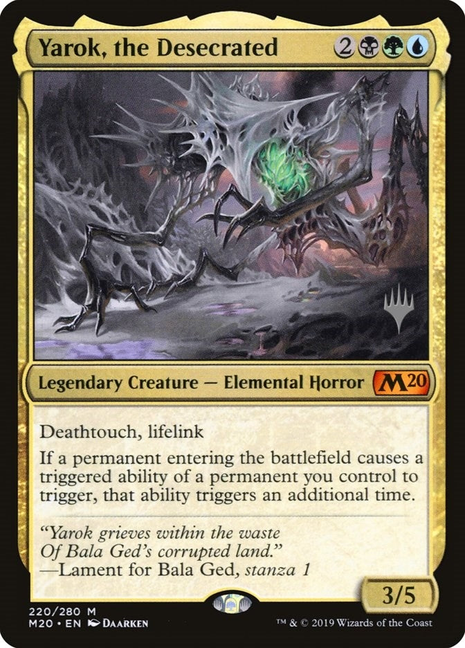 Image for Yarok, the Desecrated (220) [Promo Pack: Core Set 2020]