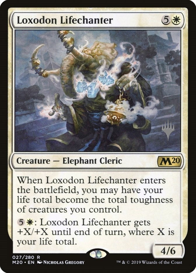 Image for Loxodon Lifechanter (27) [Promo Pack: Core Set 2020]