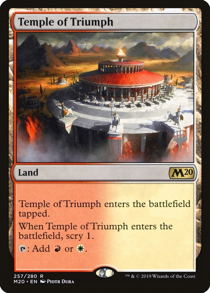 Image for Temple of Triumph (257) [Promo Pack: Core Set 2020]