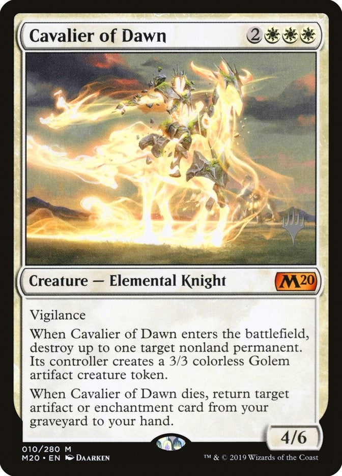 Image for Cavalier of Dawn (10) [Promo Pack: Core Set 2020]
