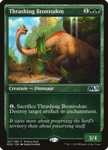 Image for Thrashing Brontodon (197) [Promo Pack: Core Set 2020]