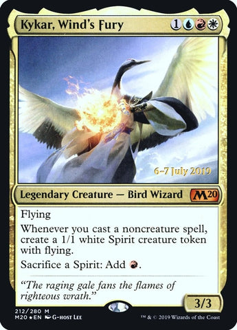 Image for Kykar, Wind's Fury (212) [Prerelease Cards]