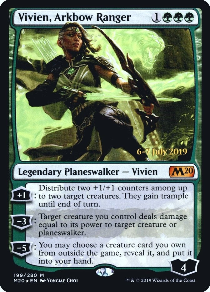 Image for Vivien, Arkbow Ranger (199) [Prerelease Cards]