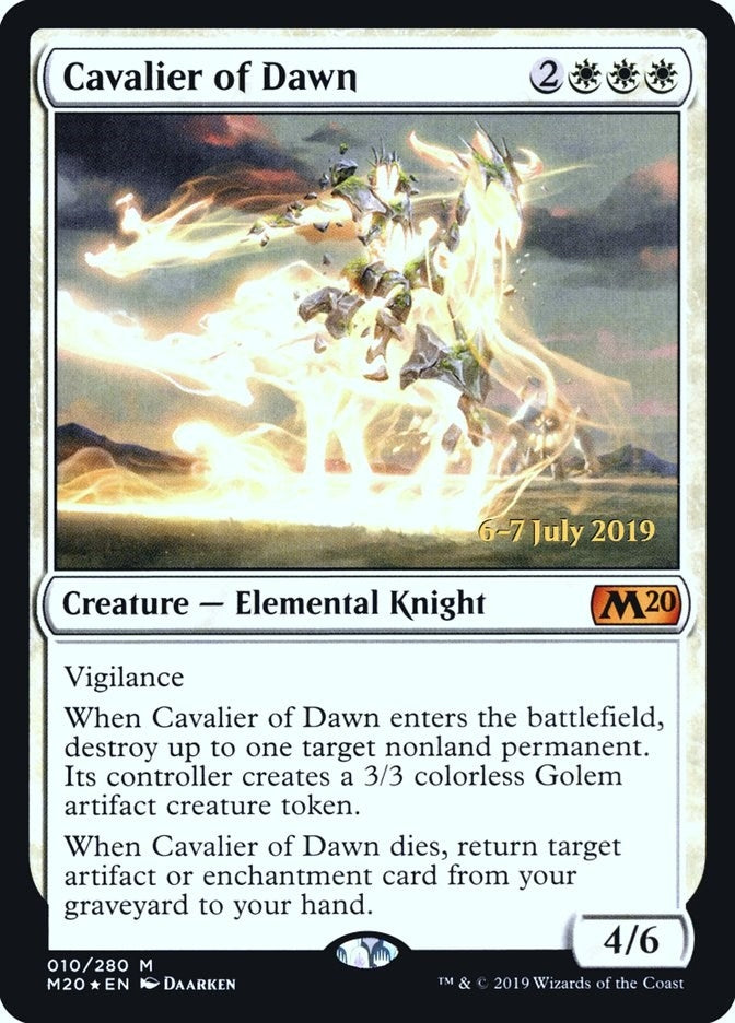 Image for Cavalier of Dawn (10) [Prerelease Cards]
