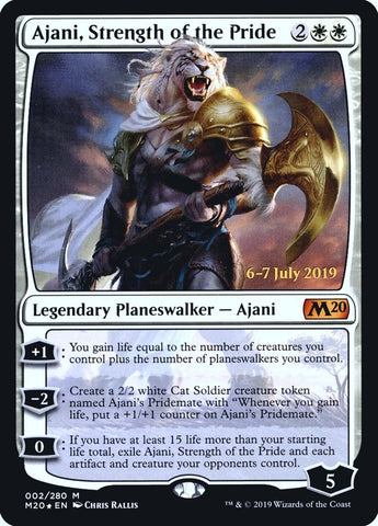 Image for Ajani, Strength of the Pride (2) [Prerelease Cards]