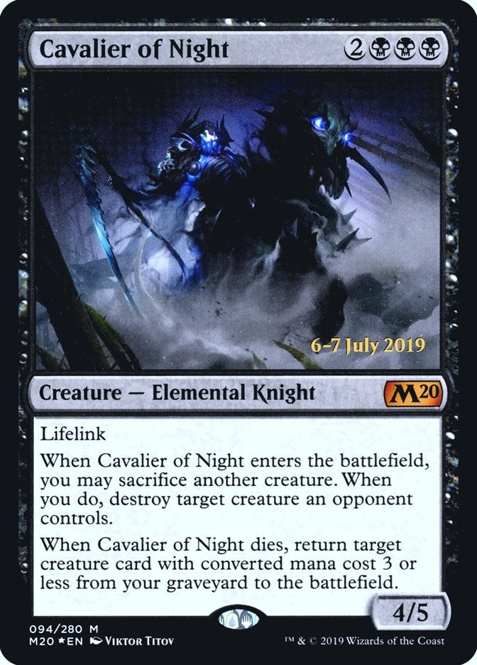 Image for Cavalier of Night (94) [Prerelease Cards]
