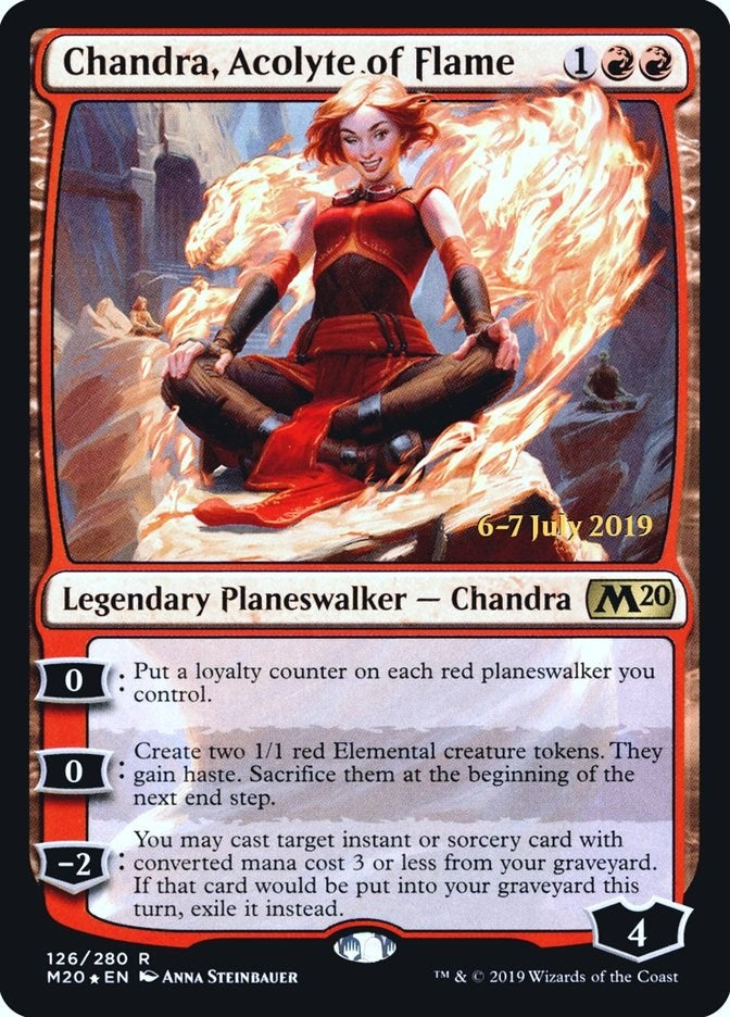 Image for Chandra, Acolyte of Flame (126) [Prerelease Cards]
