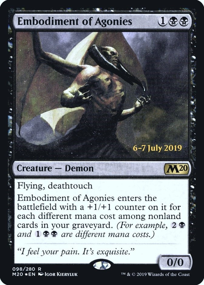 Image for Embodiment of Agonies (98) [Prerelease Cards]