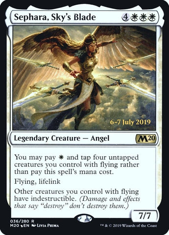 Image for Sephara, Sky's Blade (36) [Prerelease Cards]