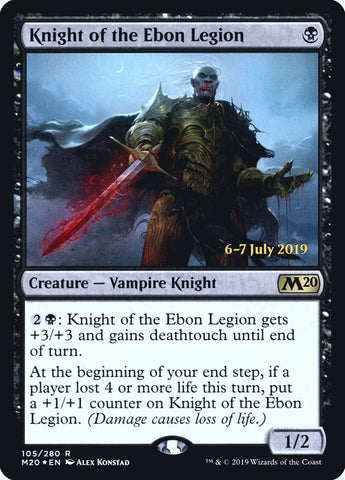 Image for Knight of the Ebon Legion (105) [Prerelease Cards]