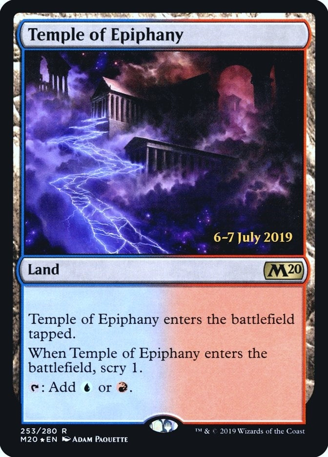 Image for Temple of Epiphany (M20) (253) [Prerelease Cards]
