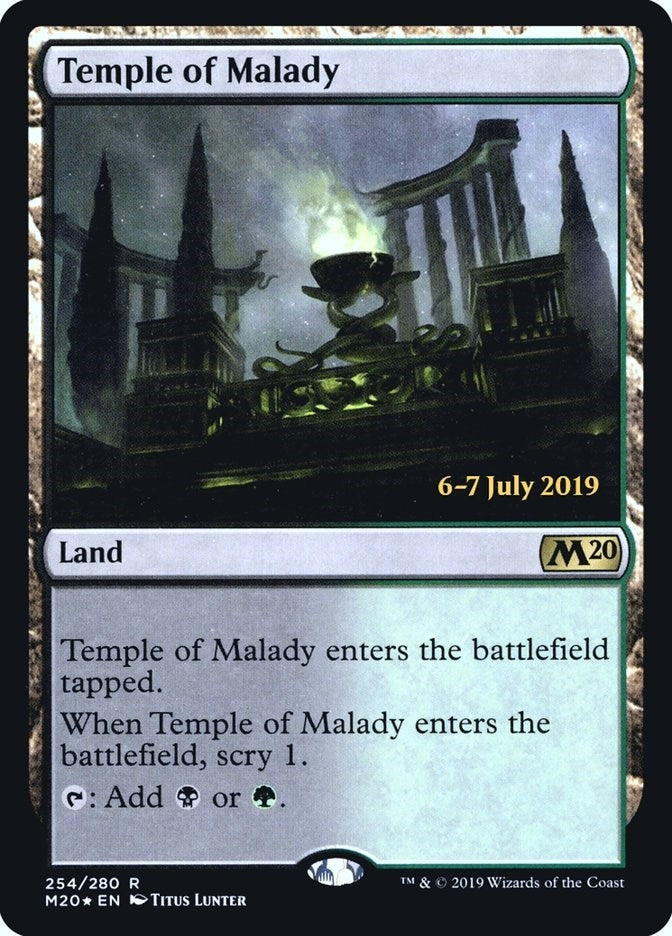 Image for Temple of Malady (M20) (254) - Magic: The Gathering