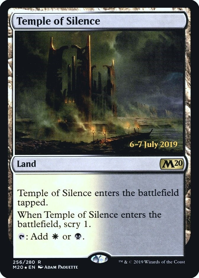 Image for Temple of Silence (M20) (256) - Magic: The Gathering