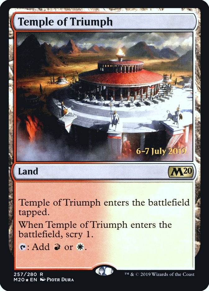 Image for Temple of Triumph (M20) (257) [Prerelease Cards]