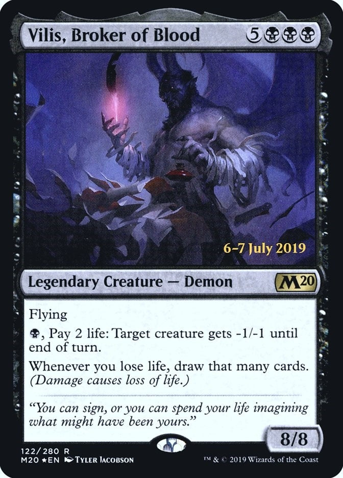 Image for Vilis, Broker of Blood (122) [Prerelease Cards]