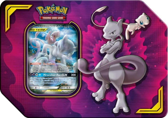 Image for Power Partnership Tin [Mewtwo & Mew GX] [SM - Unified Minds]