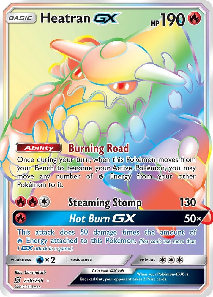 Image for Heatran GX (Secret) (238/236) [SM - Unified Minds]