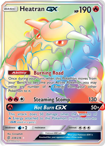 Image for Heatran GX (Secret) (238/236) [SM - Unified Minds]