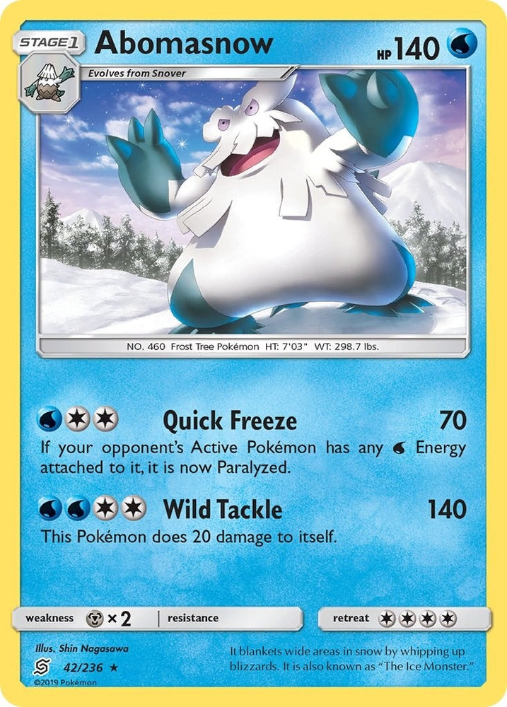 Image for Abomasnow (42/236) [SM - Unified Minds]