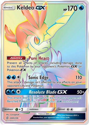 Image for Keldeo GX (Secret) (240/236) [SM - Unified Minds]
