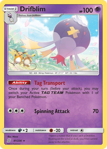 Image for Drifblim (81/236) [SM - Unified Minds]