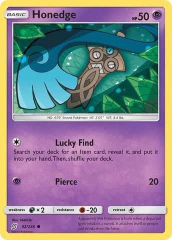 Image for Honedge (92) (92/236) [SM - Unified Minds]