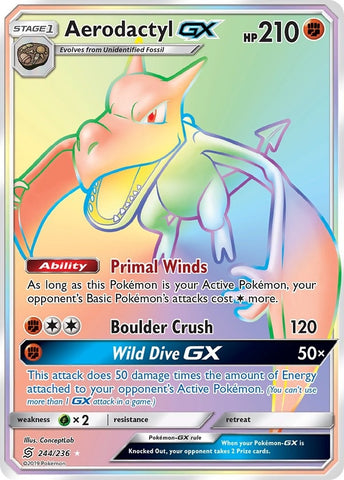 Image for Aerodactyl GX (Secret) (244/236) [SM - Unified Minds]